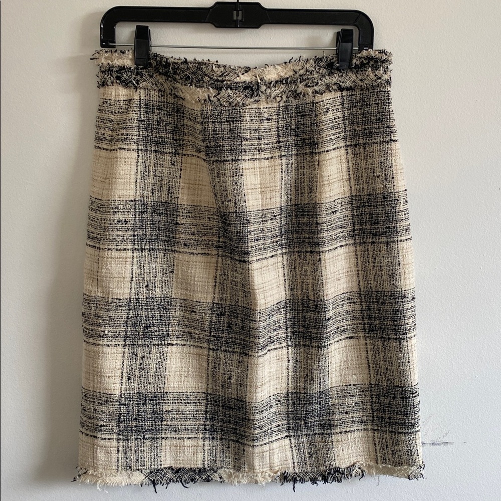 Like New The Fold London Skirt Blazer Plaid Suit Size 12 - Picture 10 of 12